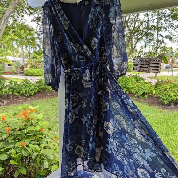 Tommy Hilfiger High Low Midi Dress Size 12 - Picture 1 of 7